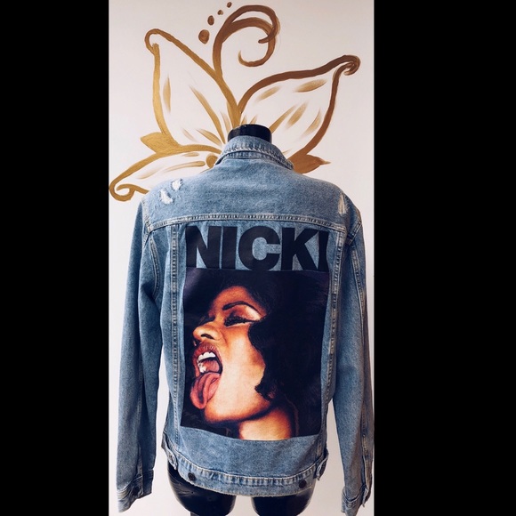 nicki minaj jean jacket